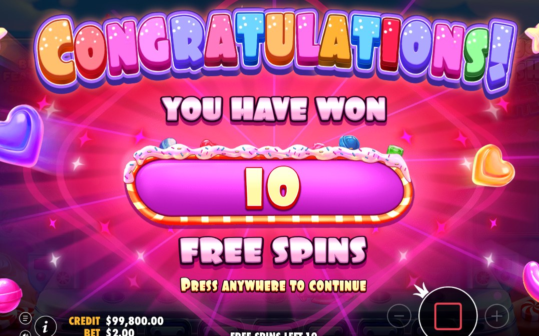 Free Spins-rundan med symboler och multiplikatorer på rutnätet