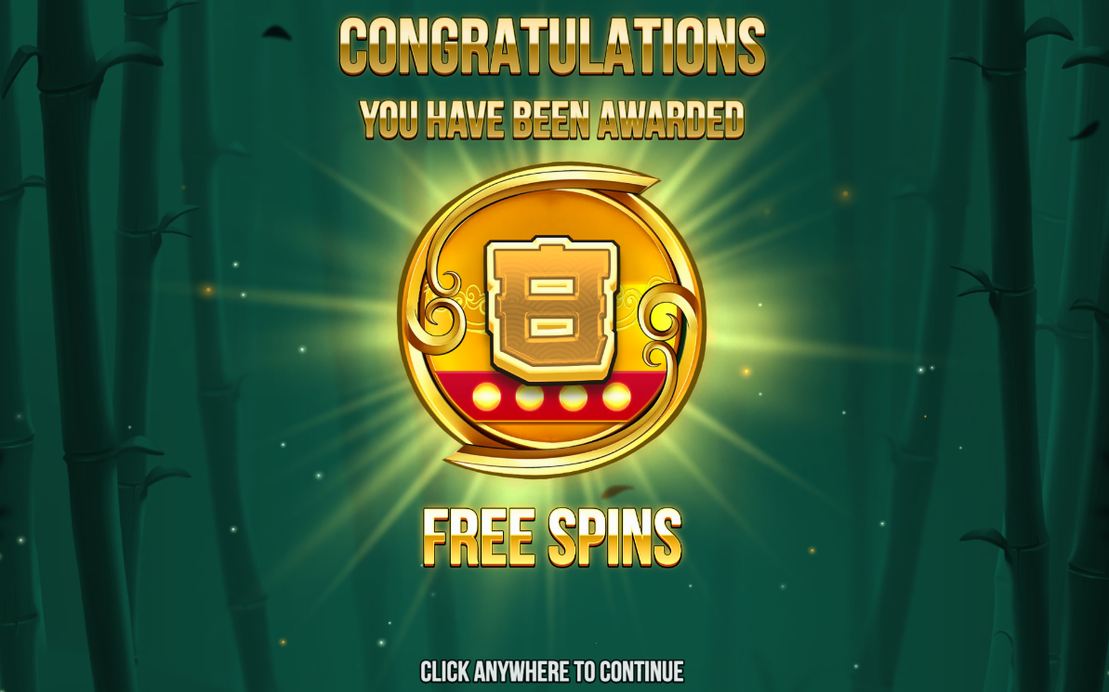 Free Games med mätaren för lågsymboler till höger