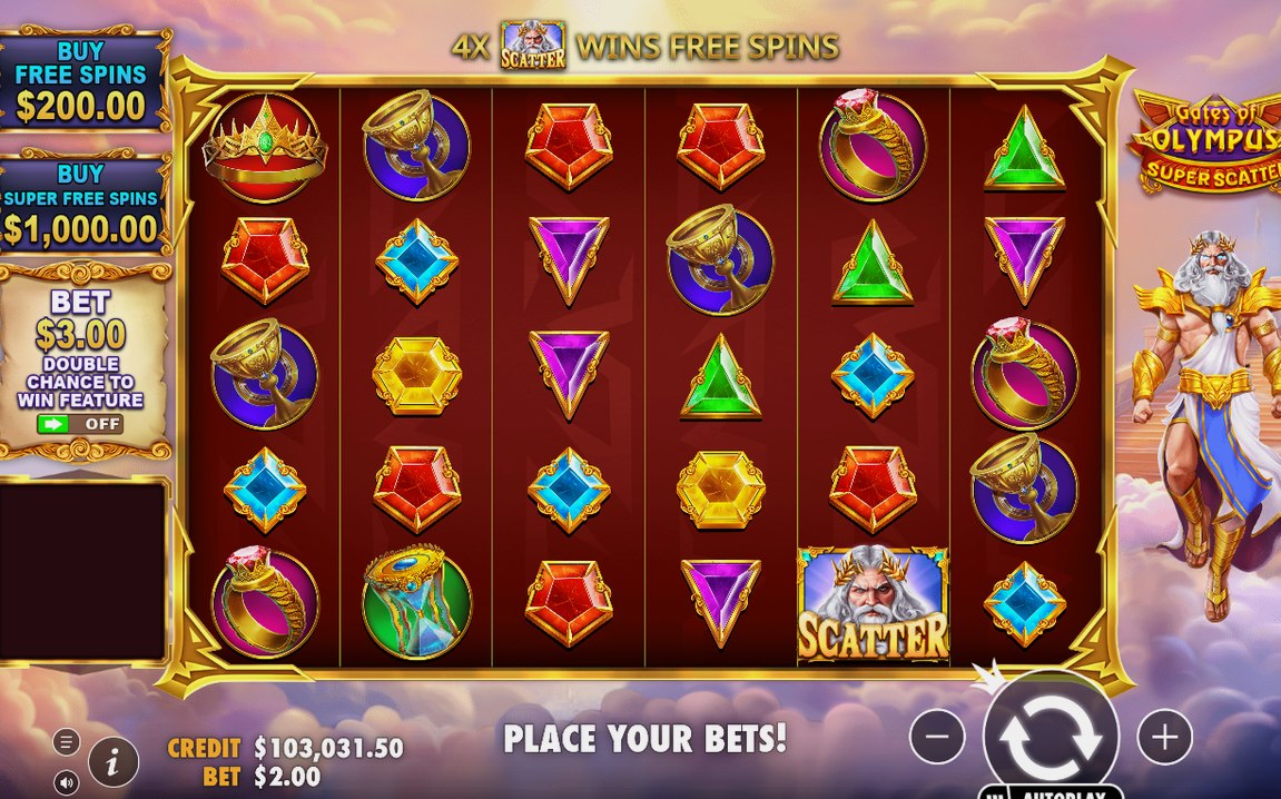 Gates of Olympus Super Scatter